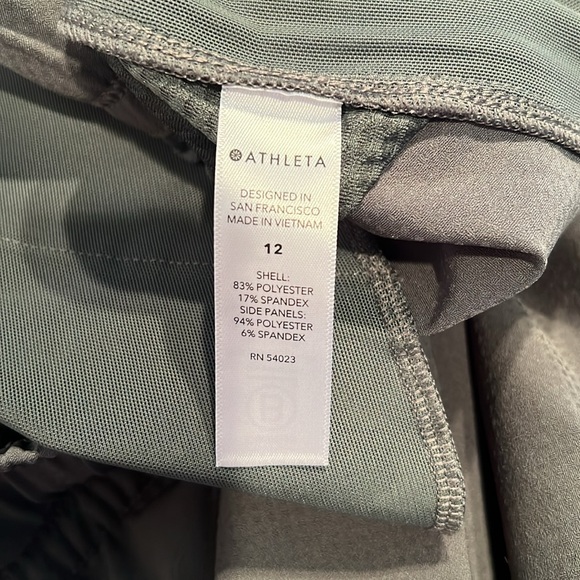 Athleta Pants Womens 12 Gray Quest Jogger Belted Activewear Athletic pull on - Picture 10 of 15